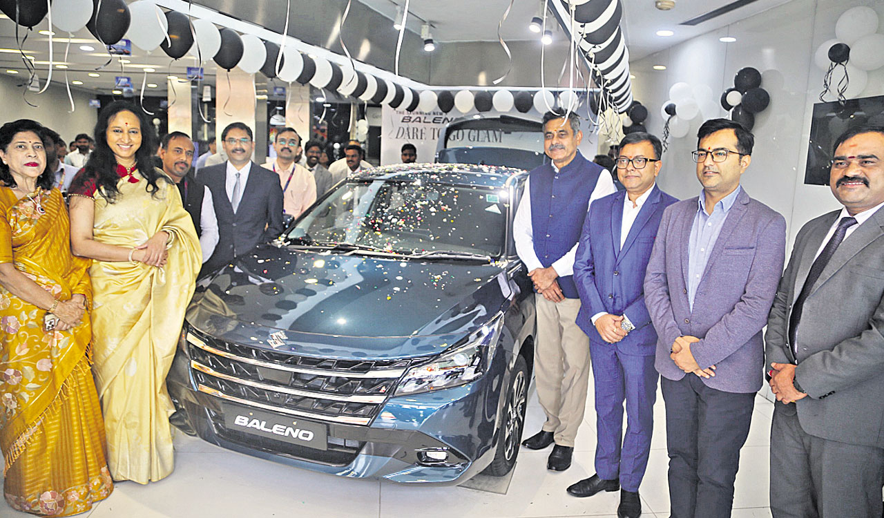 Varun Motors launches new Baleno in Hyderabad