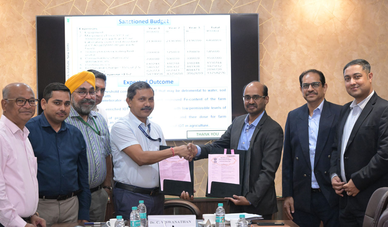 AM/NS India, ICAR-IARI sign MoU to study use of Iron Ore Tailings in agriculture
