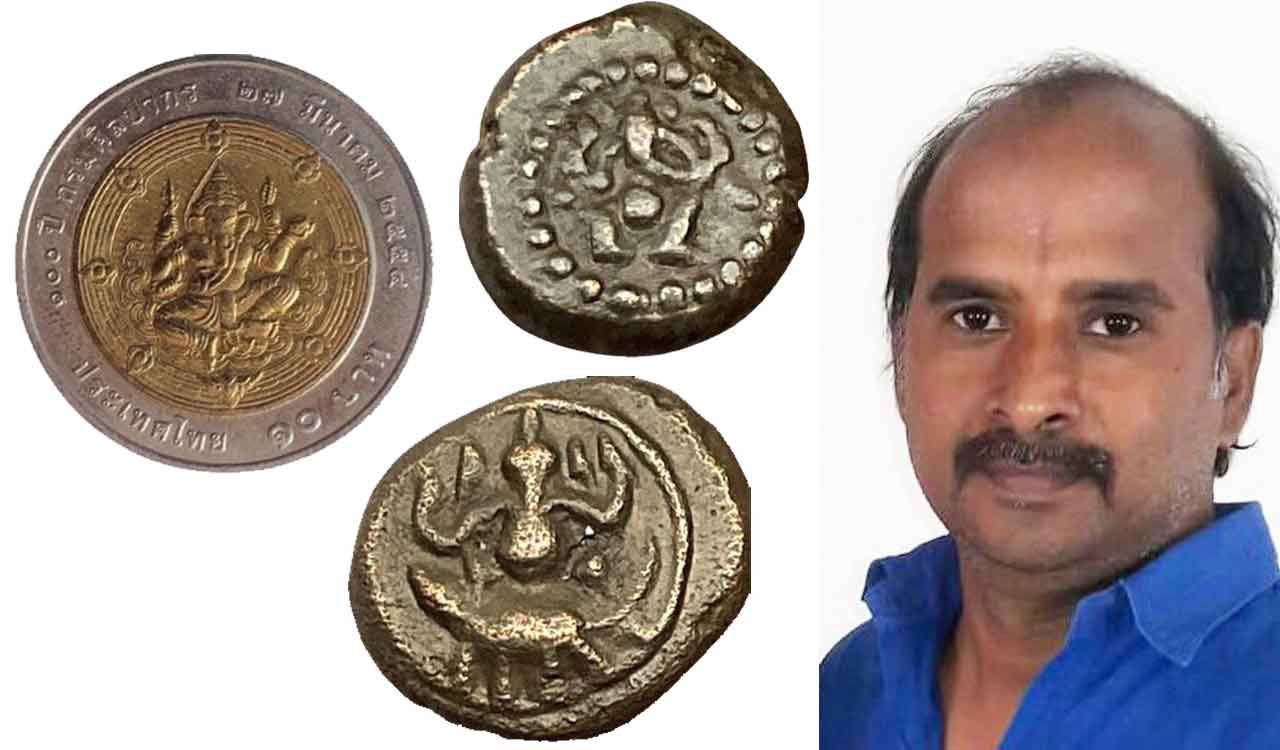 Warangal numismatist’s rare collection traces Ganesha’s presence on ancient coins