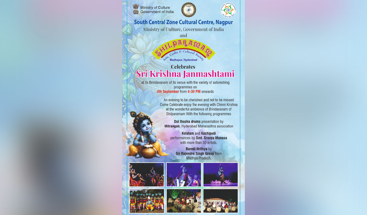 Shilparamam to celebrate Sri Krishna Janmashtami on September 4