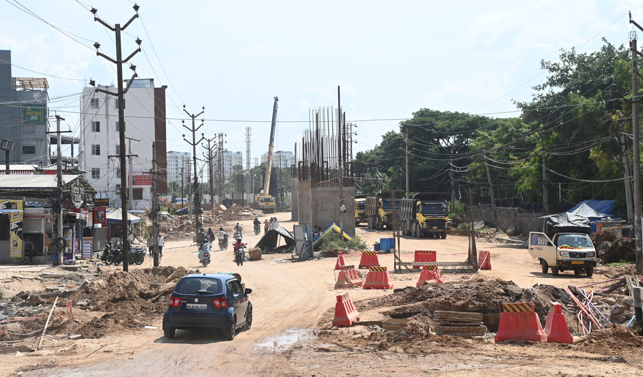 CMC accelerates H-CITI flyover, underpass works in Gachibowli