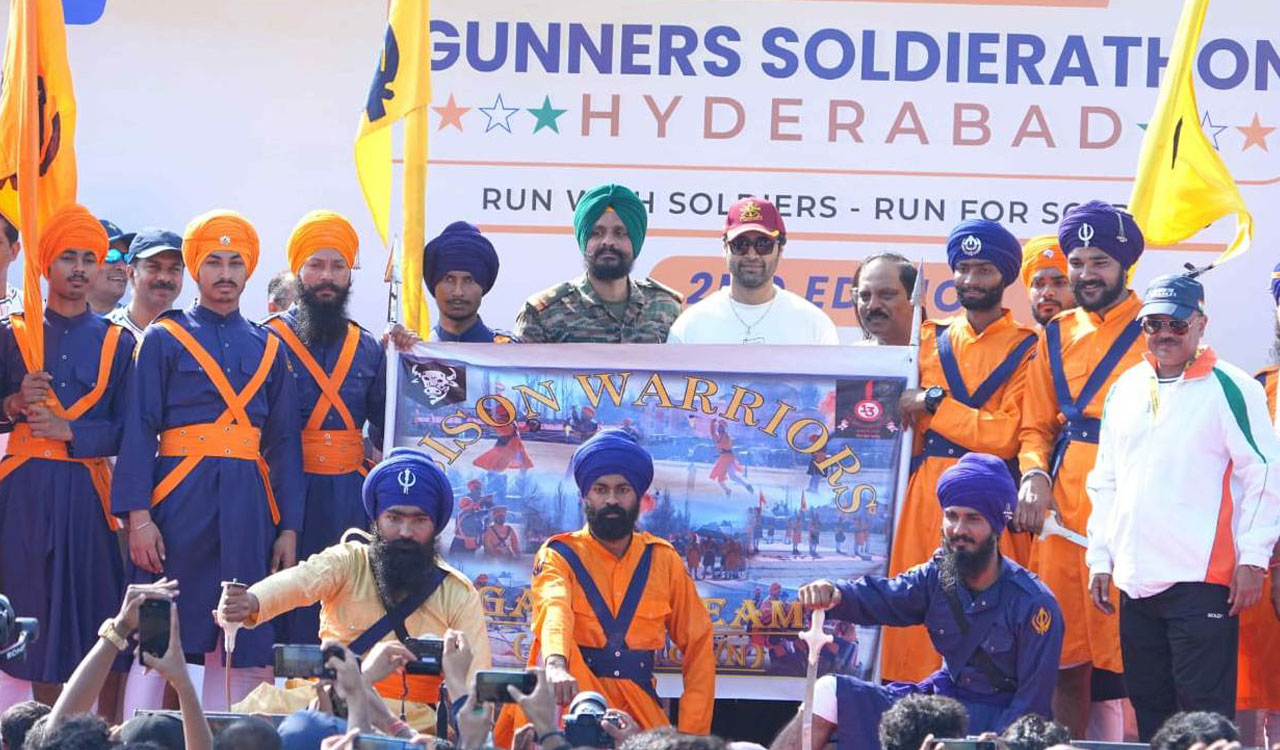 Gunners Soldierathon Hyderabad draws 6,610 runners