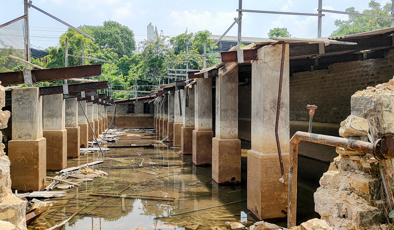 Balamrai’s historic water reservoir dismantled for NH-44 project