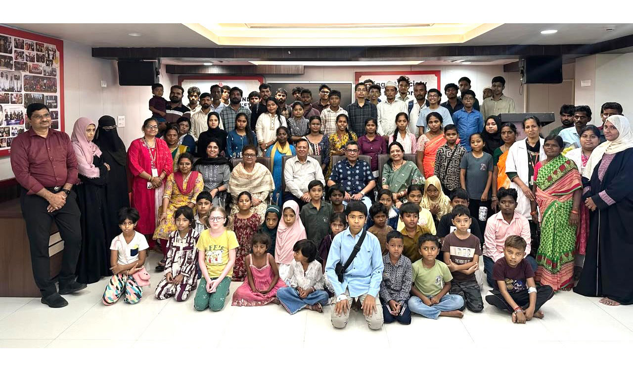 UK-based thalassemia survivor shares life journey with young patients in Hyderabad