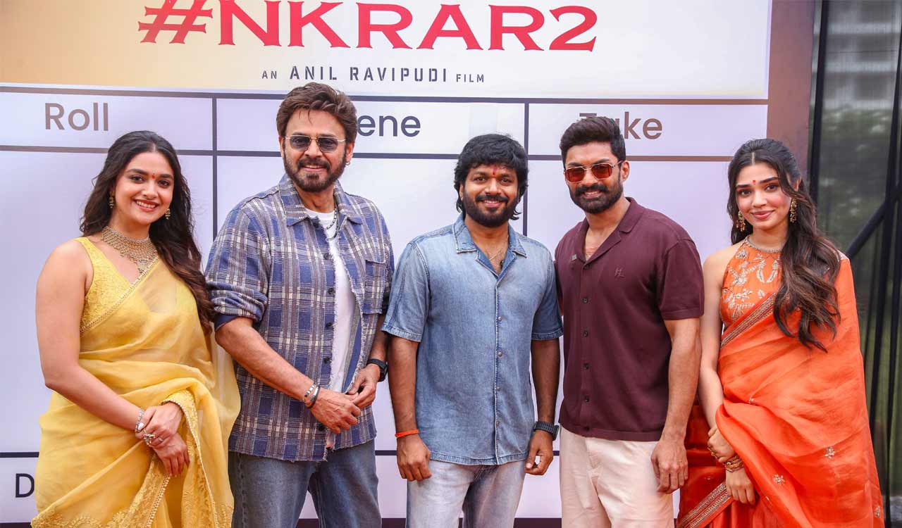 Venkatesh, Kalyan Ram shoot dance number for Anil Ravipudi’s January 12 Vidudala