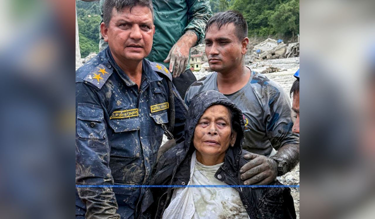 Woman survives 10 days buried under debris after Nepal floods