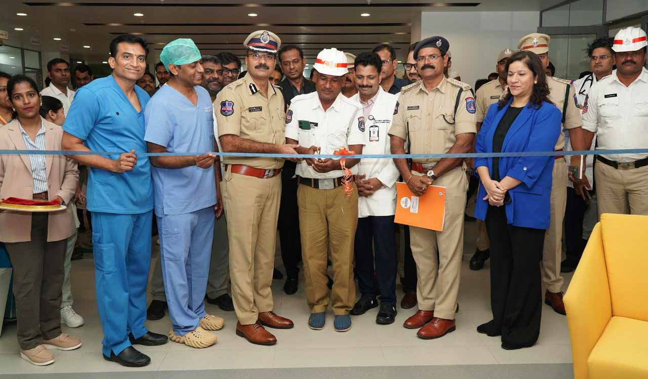 Yashoda Hospitals conducts free health camp for over 1,000 Cyberabad traffic police personnel