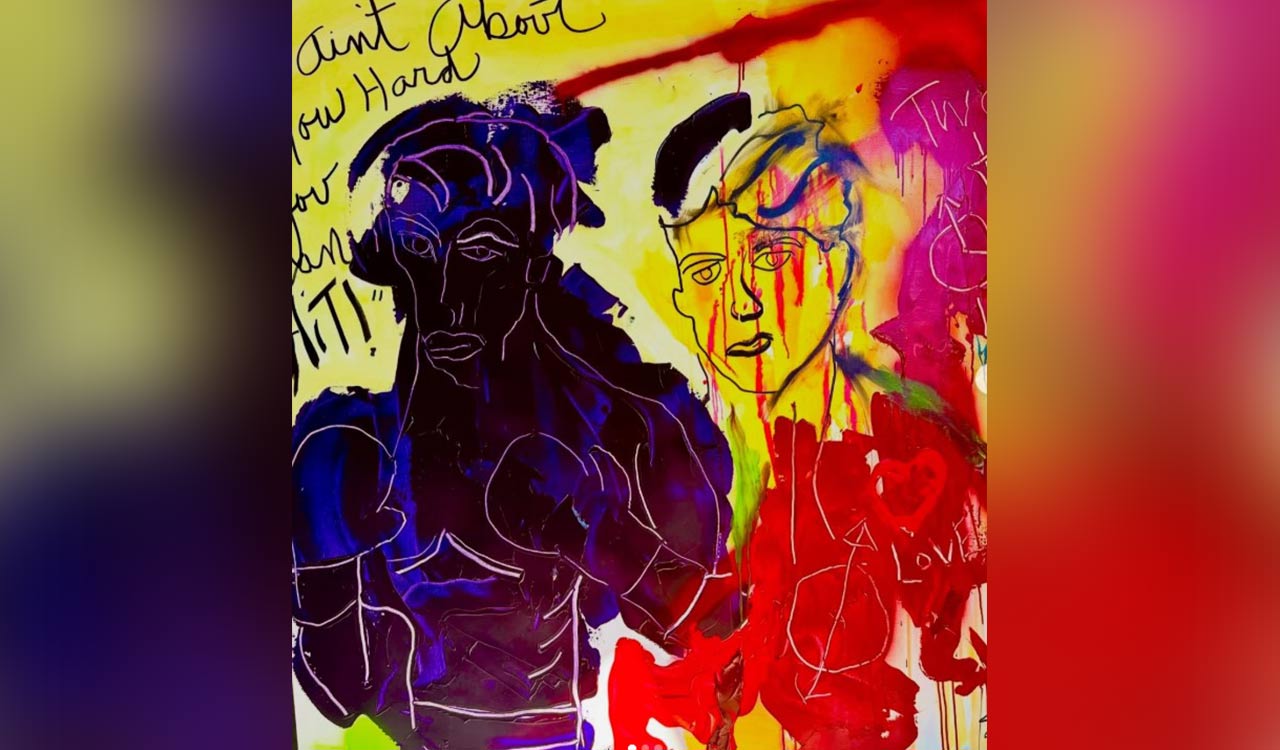 Sylvester Stallone gets back to painting after busy summer with ‘Tulsa King’ and memoir