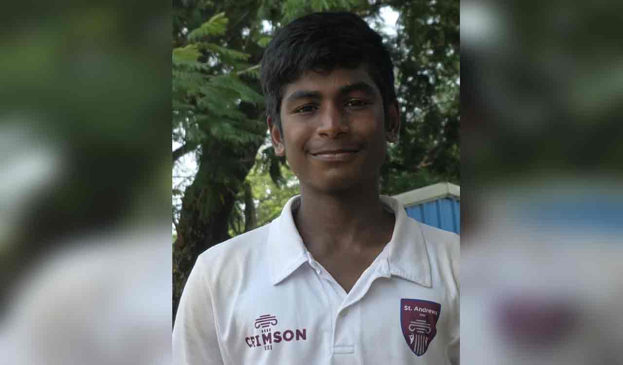 Akshaj’s five-wicket haul helps St Andrews HS beat Khammam District I