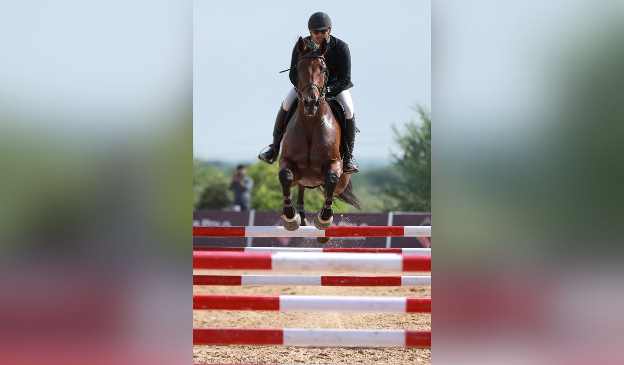 Mohammed Hasham wins 115–120 cm show jumping title