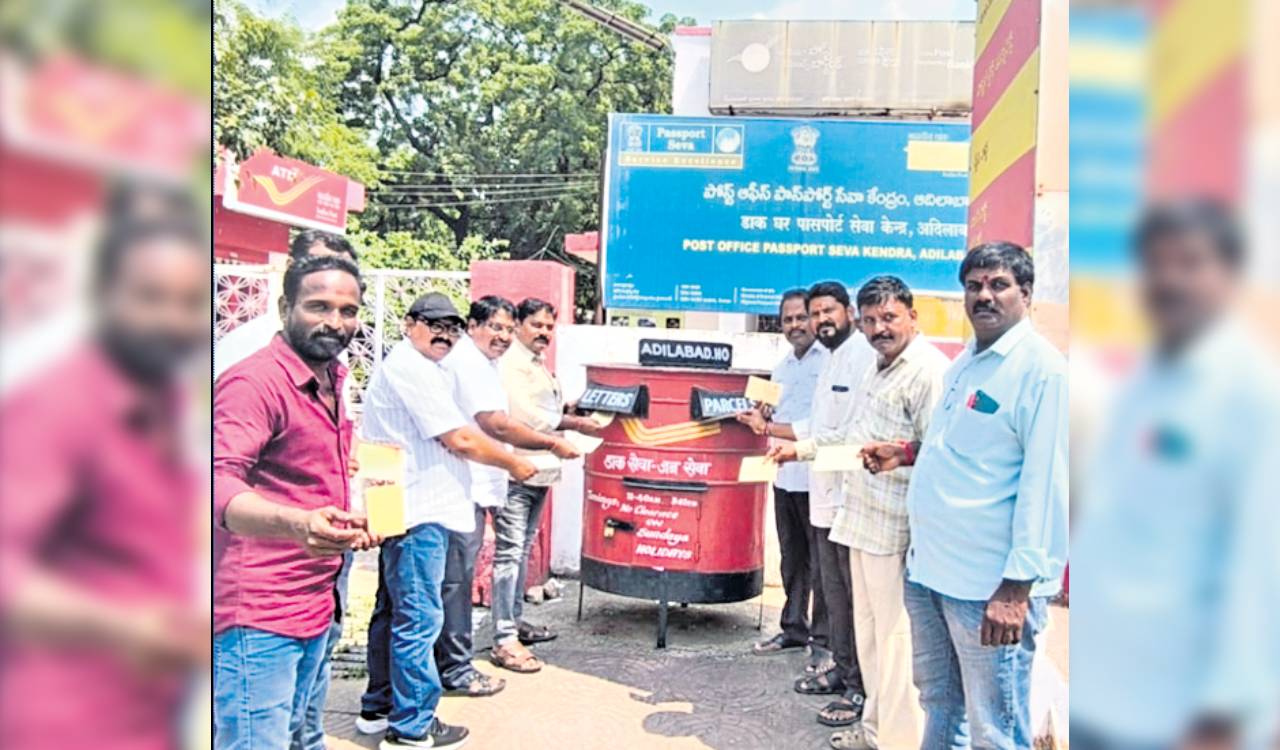 Adilabad journalists launch postcard campaign, seek health cards
