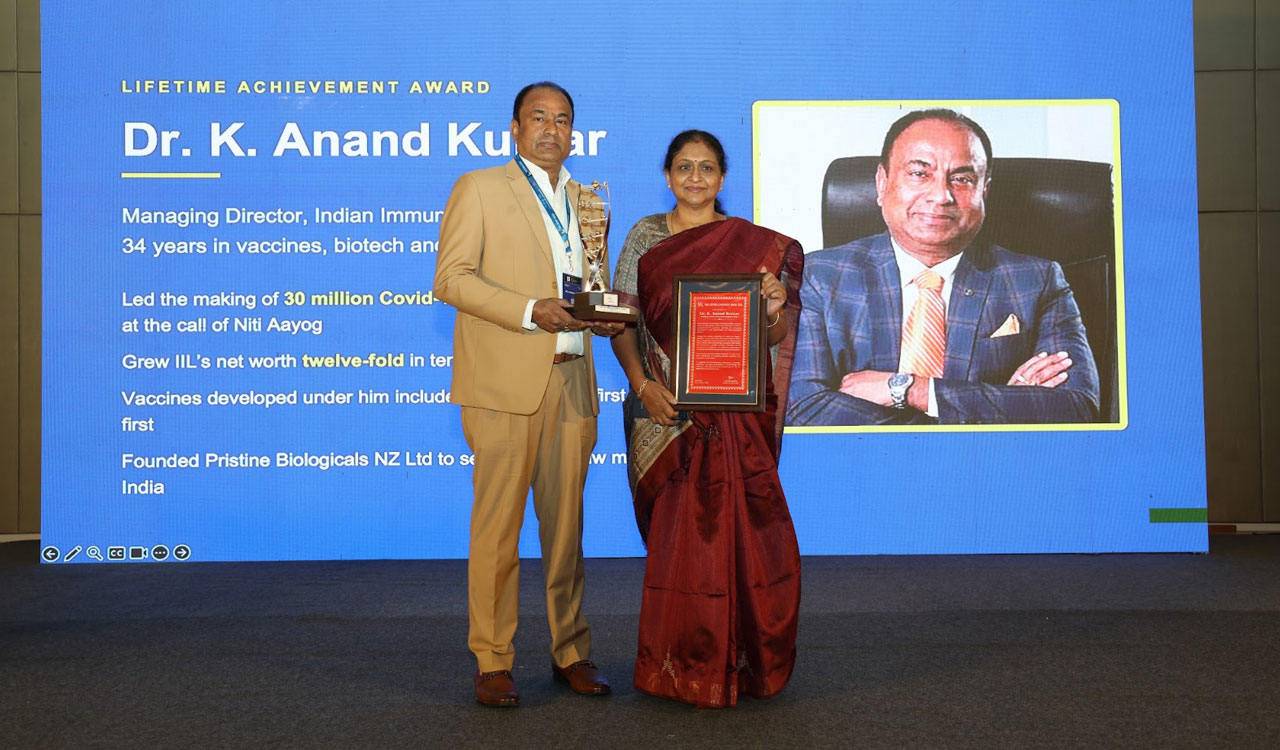 Dr Anand Kumar honoured with FABA Lifetime Achievement Award