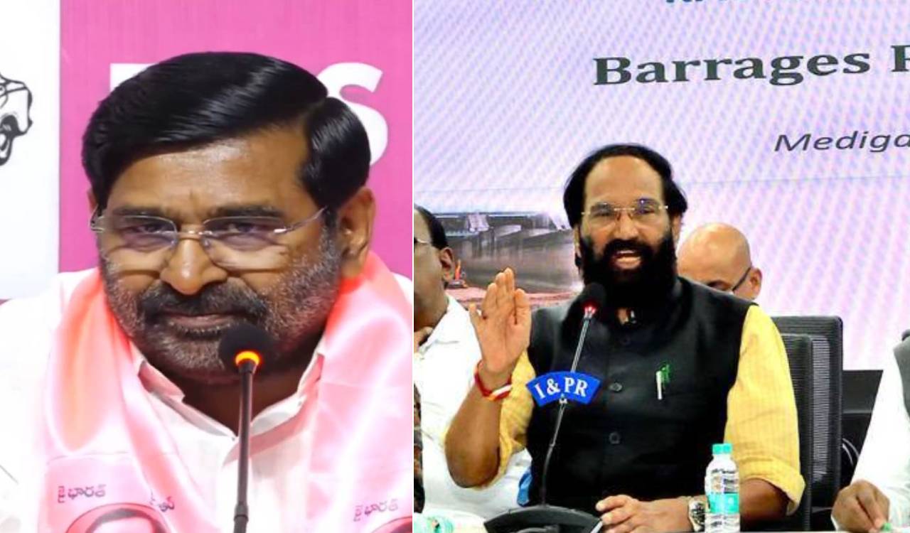 BRS hits back at Congress, targets Revanth, Uttam over power, water crisis claims