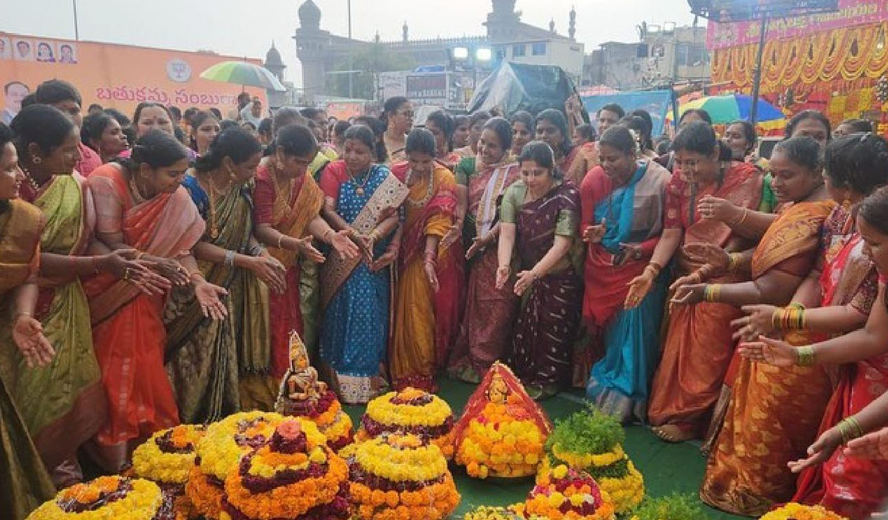 Bathukamma celebrations trigger dispute in Pocharam colony