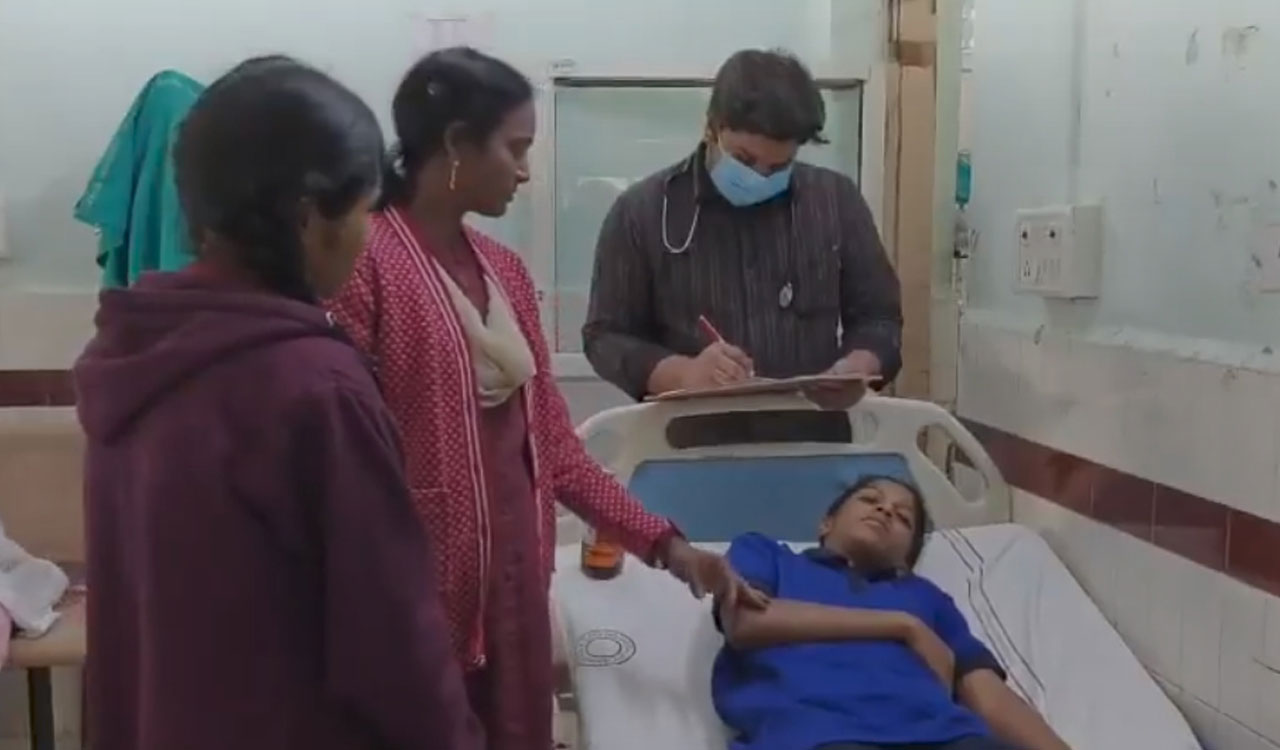 Two students hospitalised after centipede bite at residential school in Siddipet
