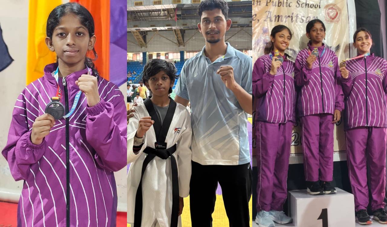 Hyderabad girl wins silver in U-14 category at CISCE National Taekwondo tournament