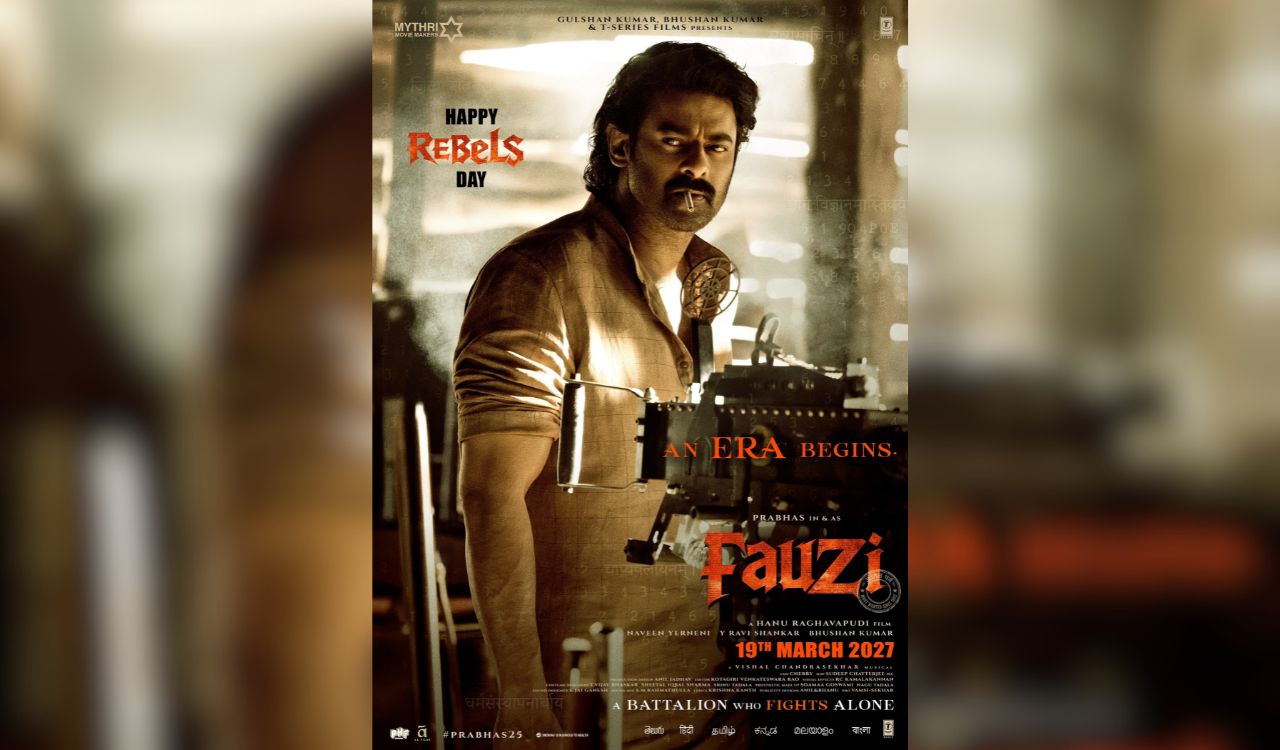 Prabhas-starrer Fauzi to release worldwide on March 19, 2027