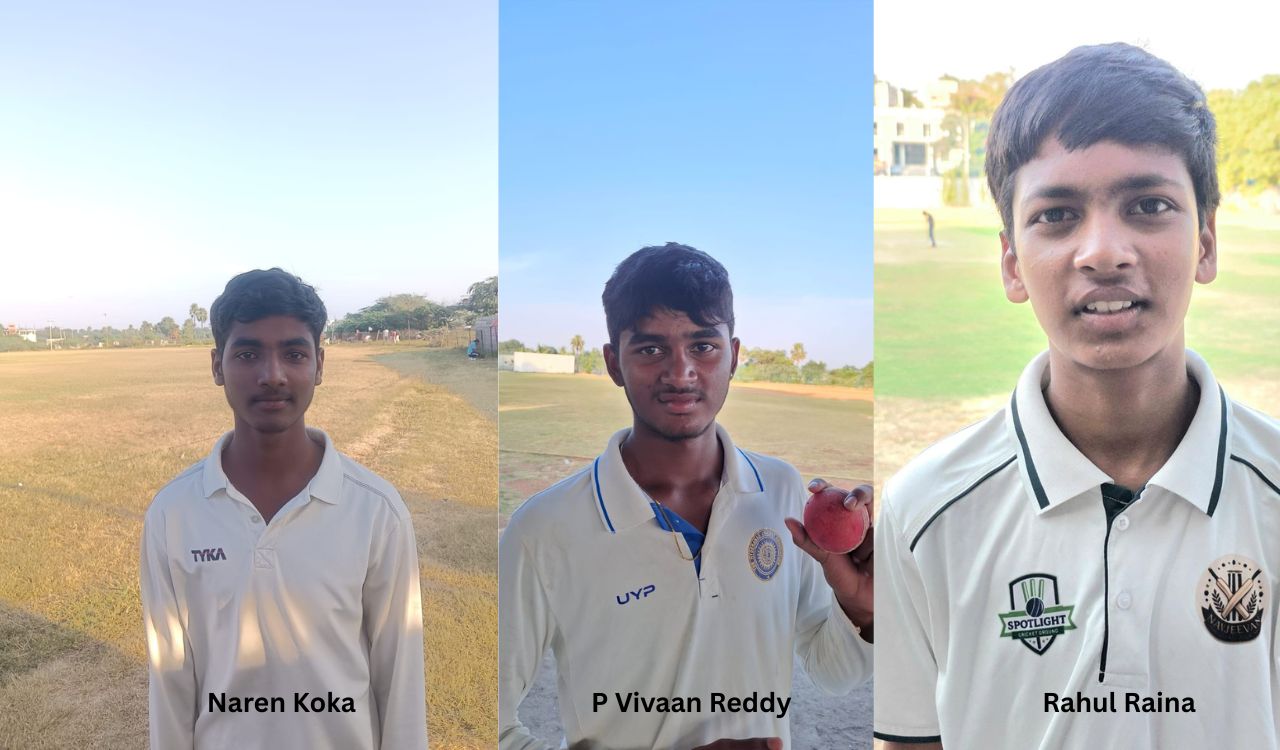 Three bowlers shine with five-wicket hauls in HCA cricket