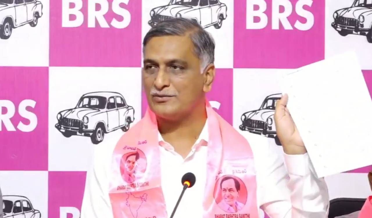 Harish Rao accuses Revanth of taking credit for land cases won under BRS government