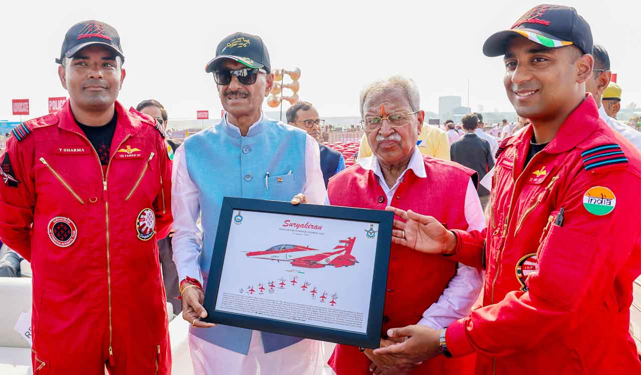 ‘Their courage will forever inspire generations’: T’gana, Andhra leaders greet air warriors on India Air Force Day