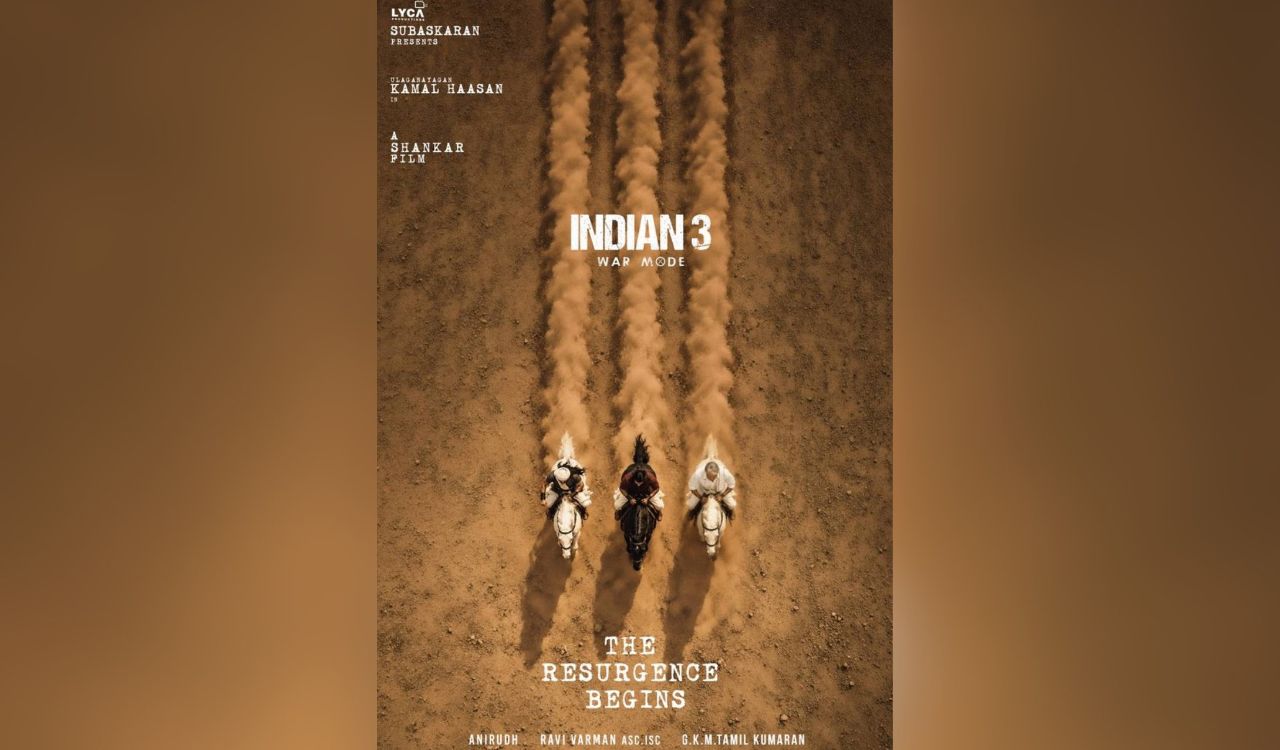 Kamal Haasan’s Indian 3 gets new poster, post-production work in full swing