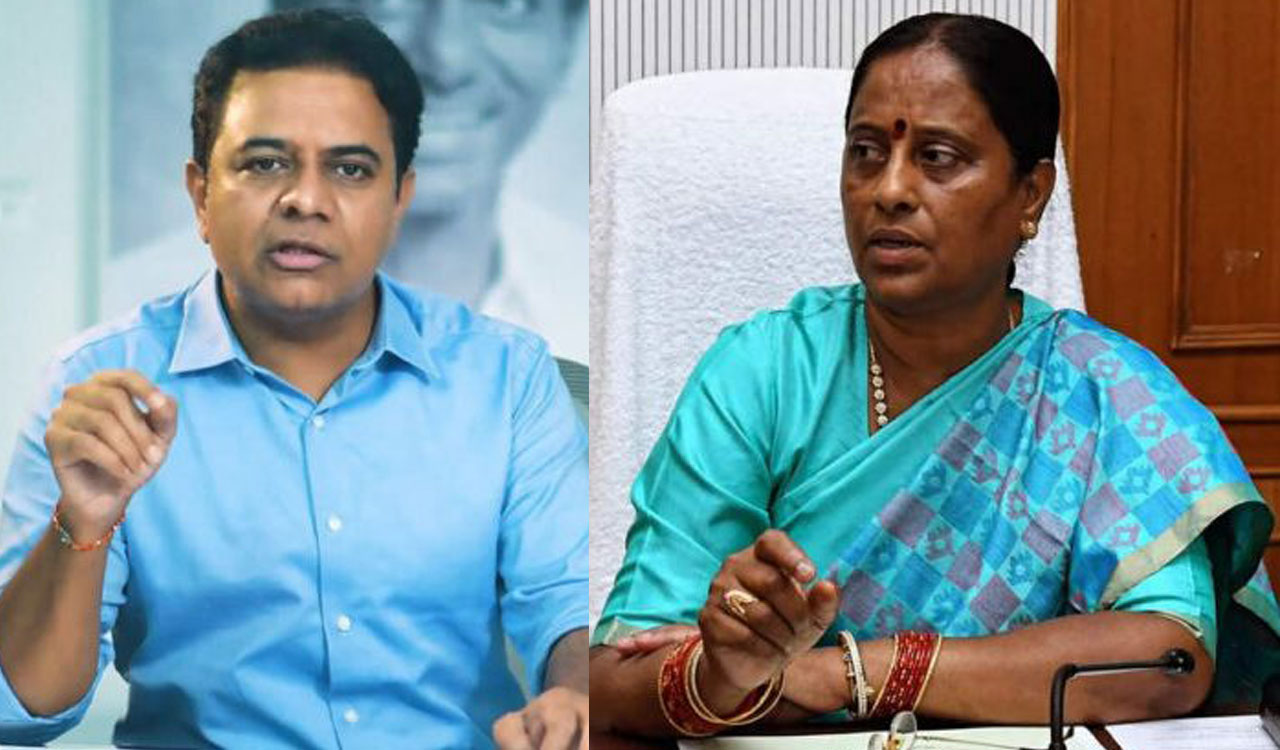 Konda Surekha withdraws remarks against KTR, expresses regret
