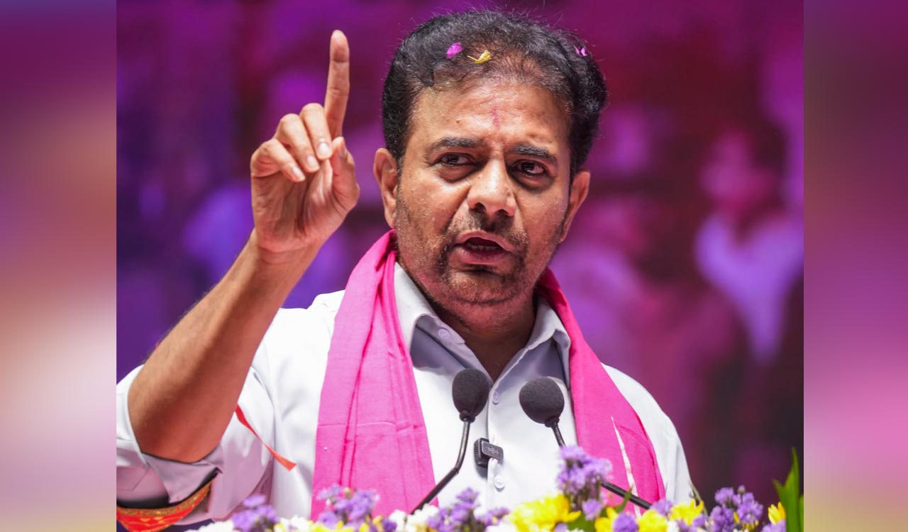 KTR alleges Hyderabad becoming hub for aerospace, defence shell companies