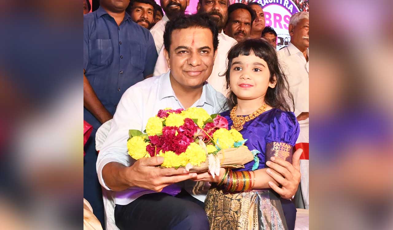 KTR urges people to safeguard Bathukamma tradition for future generations