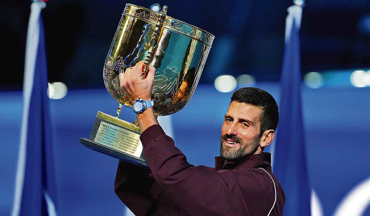 Novak Djokovic wins record seventh China Open title after de Minaur retires