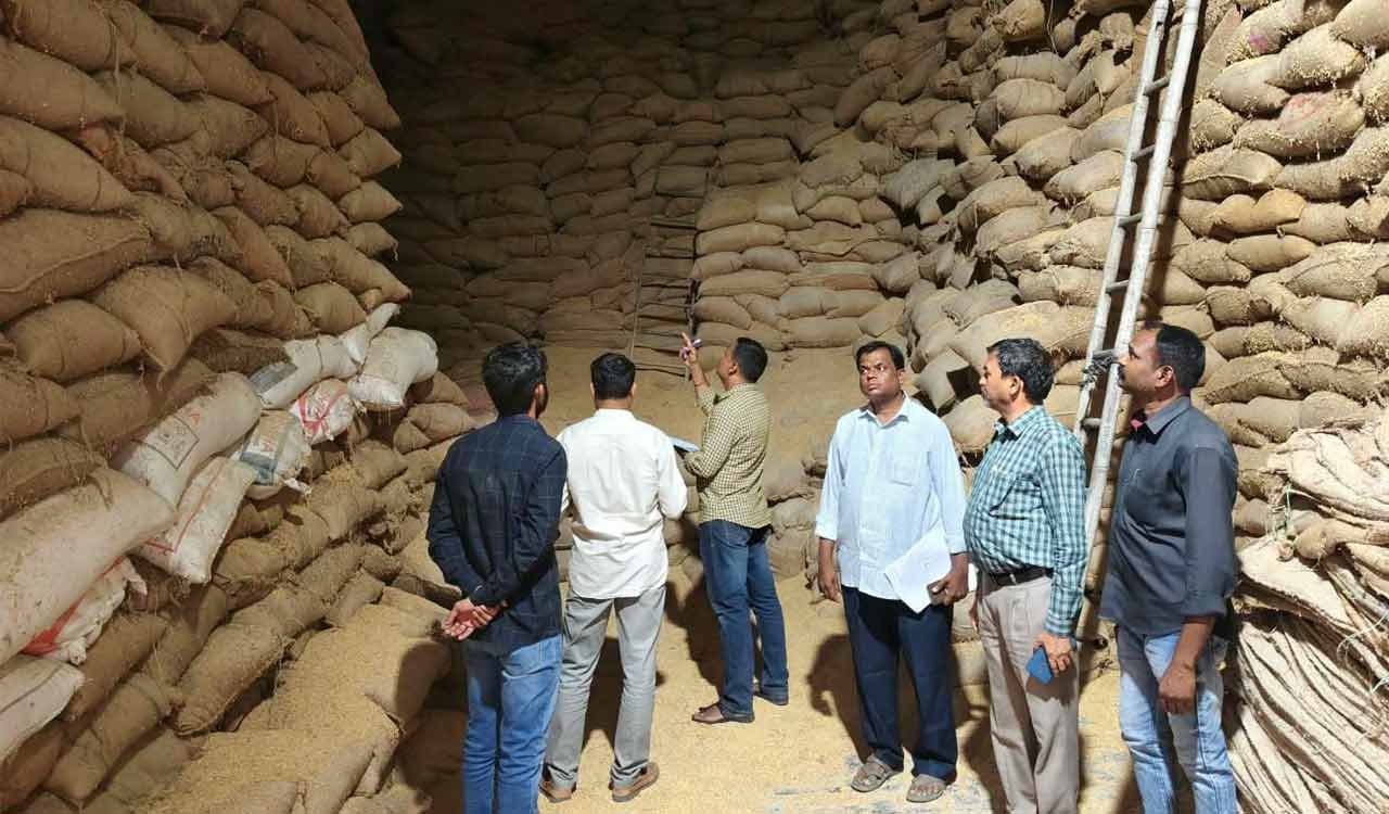 Paddy worth Rs.9.68 crore missing from Nagarkurnool rice mill