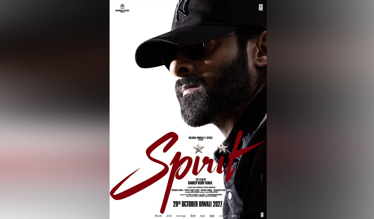 Spirit: Prabhas and Sandeep Reddy Vanga’s film gets Diwali 2027 release date