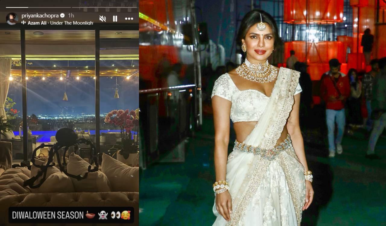 Priyanka shares glimpse of stunning ‘Diwaloween’-themed balcony