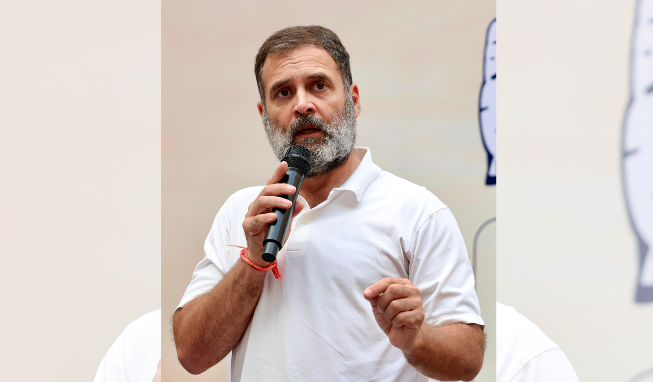 Rahul urges students to join INDIA bloc’s Nov 1 march to ‘save democracy’