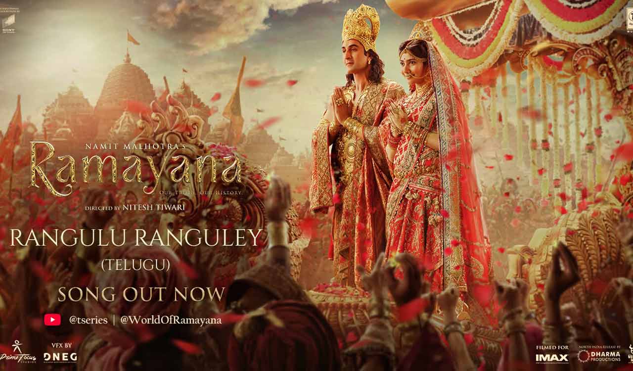 AR Rahman, Arijit Singh bring Rama and Sita’s love story to life with ‘Mangal Rang’ from ‘Ramayana’