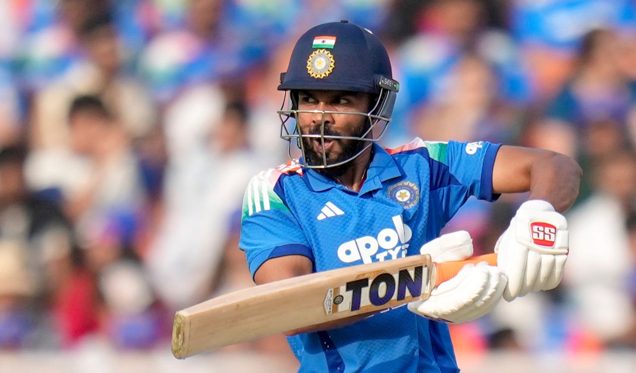 3rd ODI: Rahul century, Rohit-Gaikwad fifties set up big India total