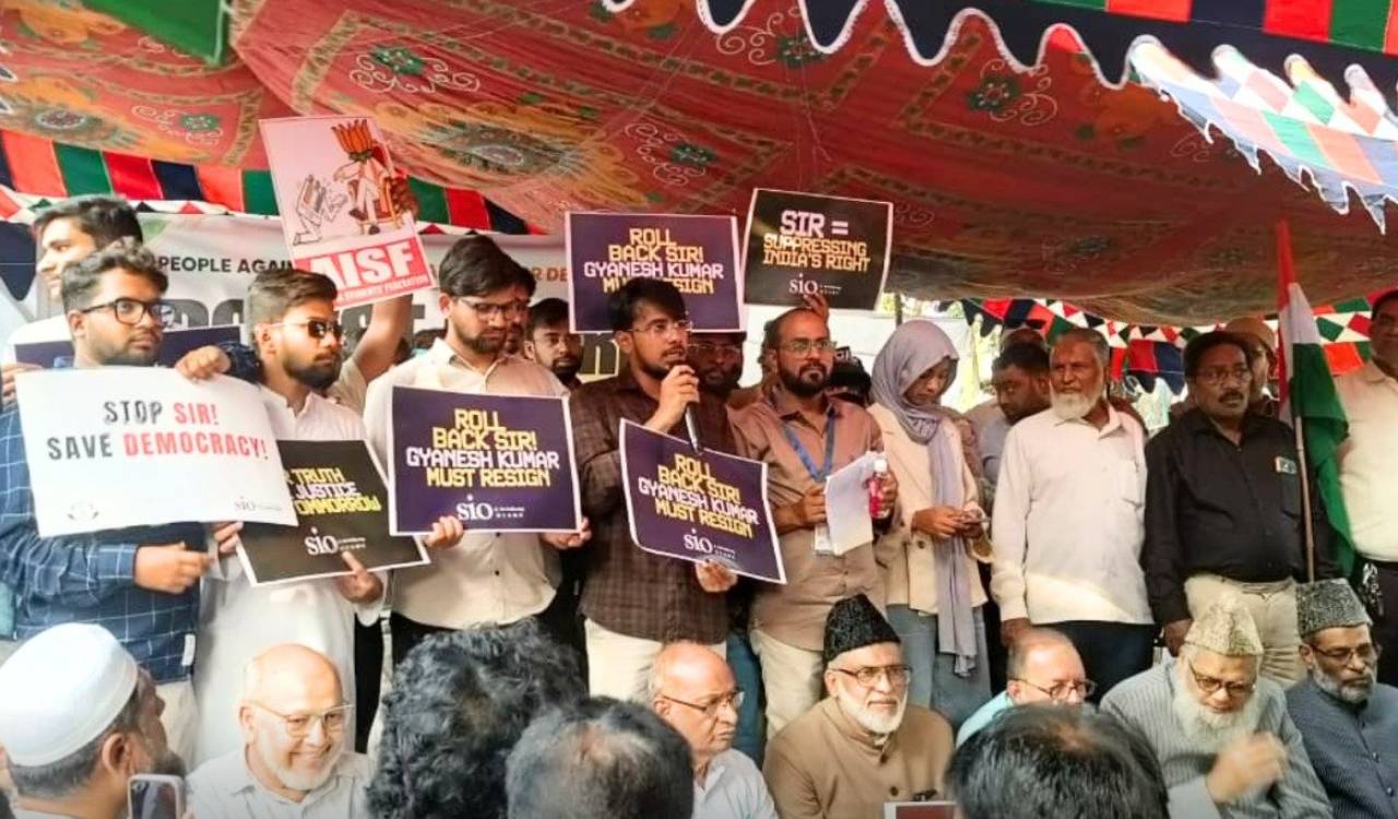 Students, activists stage protest in Hyderabad; seek withdrawal of SIR