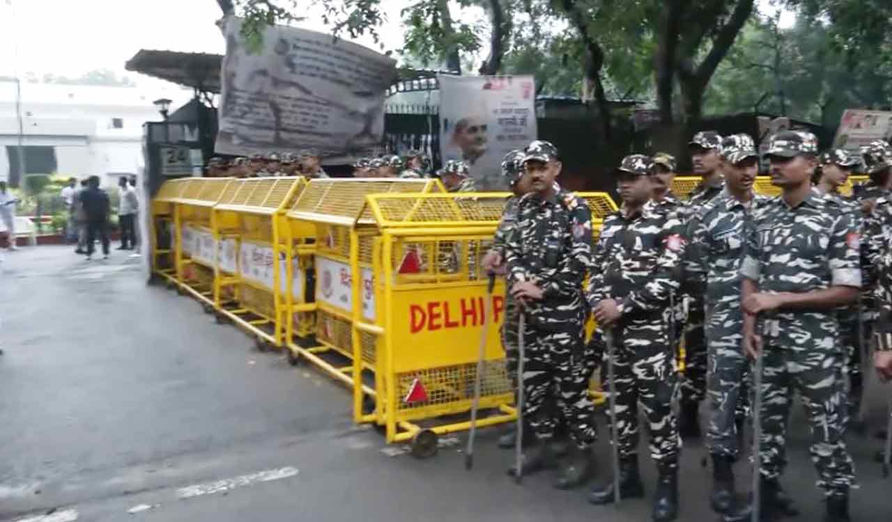 Security tightened across Delhi as INDIA bloc plans march to SC over SIR