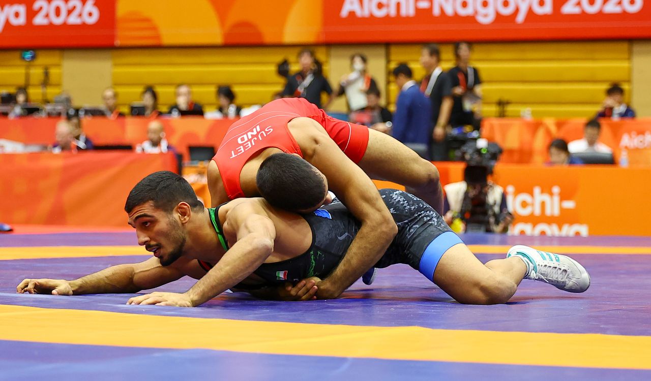 Asian Games: Wrestling: Sujeet Kalkal beats Kudiyev 10-9 for 65kg gold