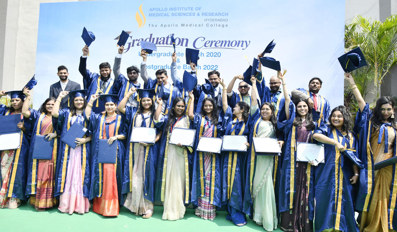 Apollo Medical College holds graduation ceremony for UG, PG batches