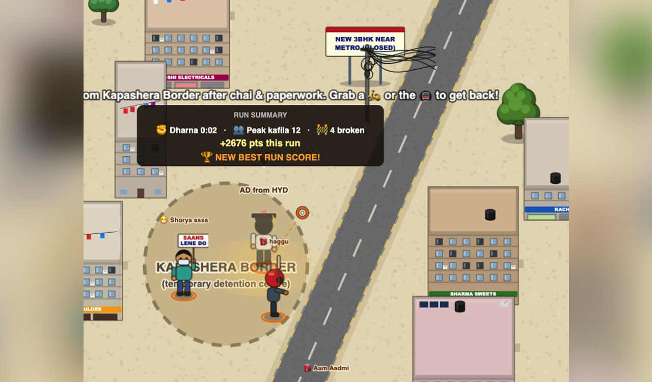 Bhaag Neha Bhaag, Jantar Mantar Chalo: Protests inspire video games