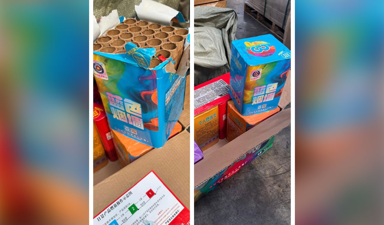 DRI seizes Chinese-origin fireworks worth Rs 12 crore at Chennai Port