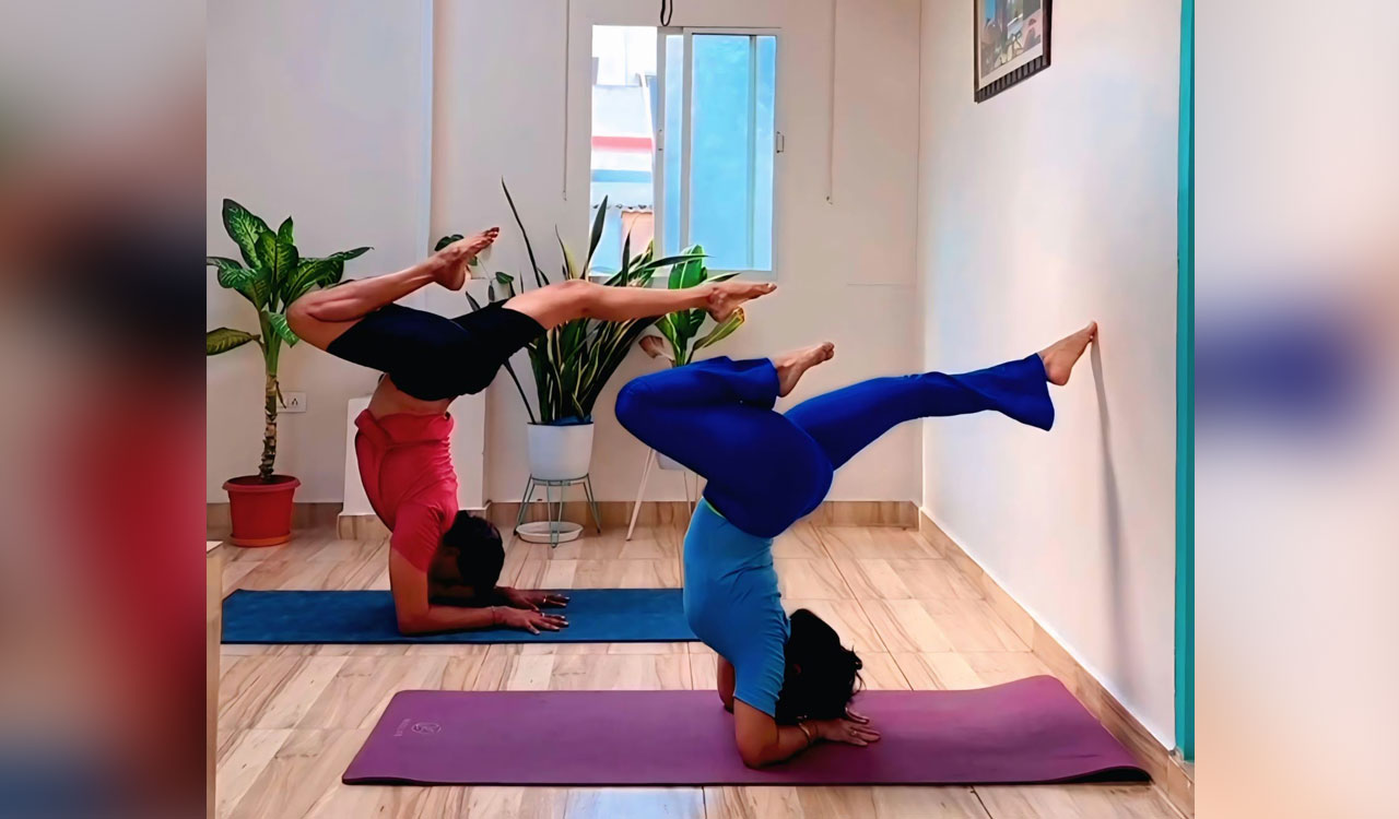 Susheal Yoga Studio holds graduation ceremony in Hyderabad