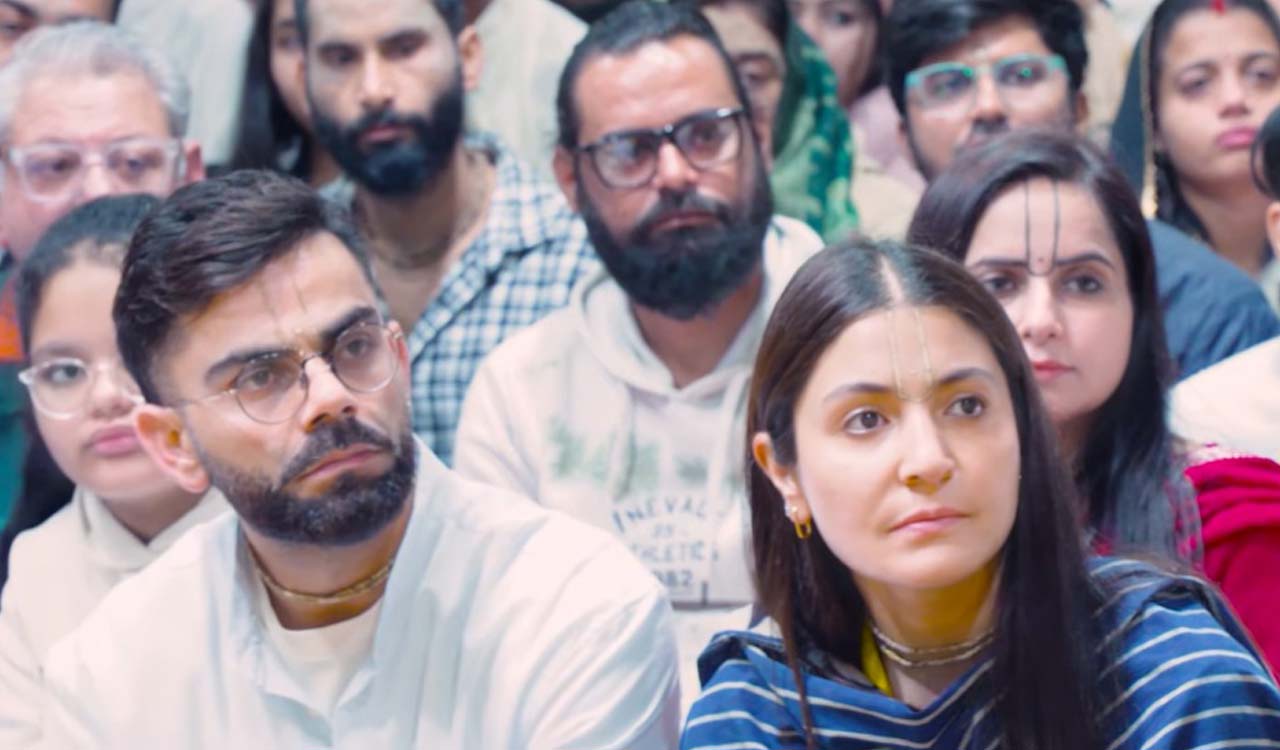 Anushka Sharma, Virat Kohli attend Krishna Das’s kirtan in Mumbai