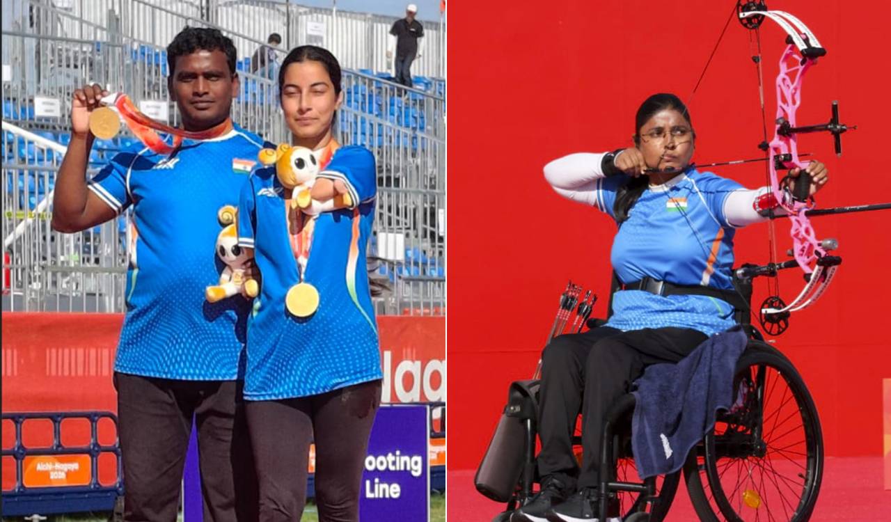 Sheetal-Toman win India’s first archery gold at Asian Para Games; Swati scripts history with W1 medal