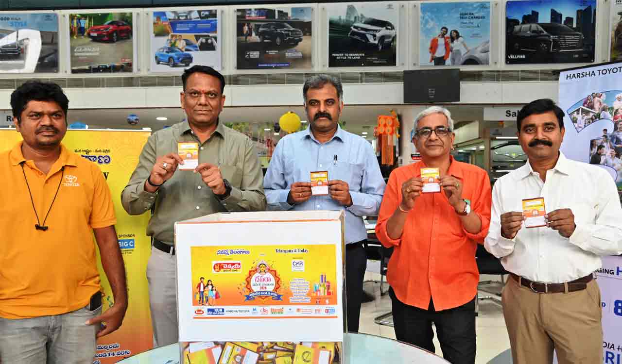 Dasara Shopping Bonanza Lucky Draw Held at Harsha Toyota in Hyderabad