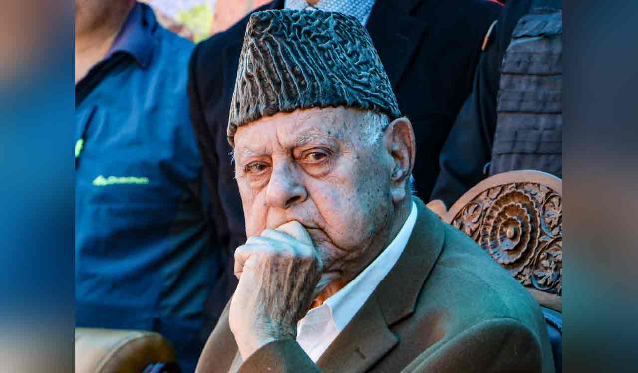 Farooq Abdullah says Pakistan’s diplomacy raises Kashmir issue globally