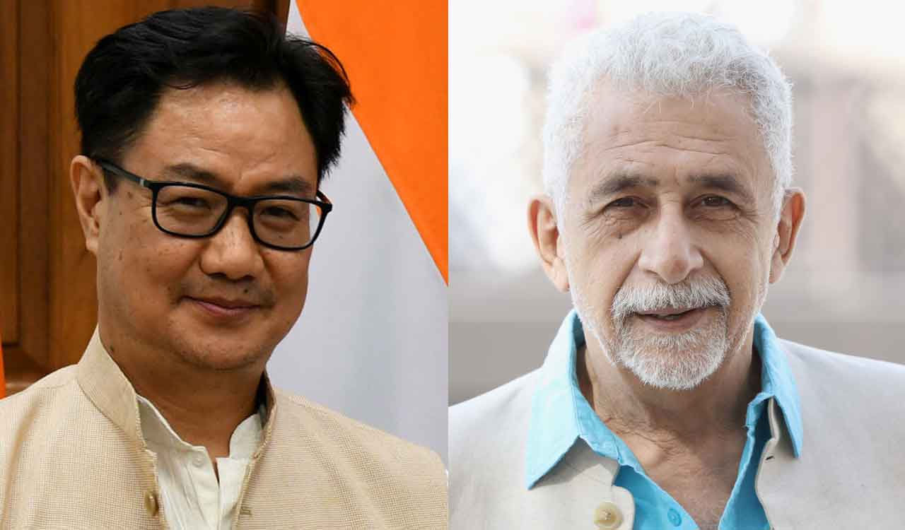 Extremely harmful to Indian democracy: Rijiju slams Naseeruddin Shah’s ‘dimagi naxal’ video