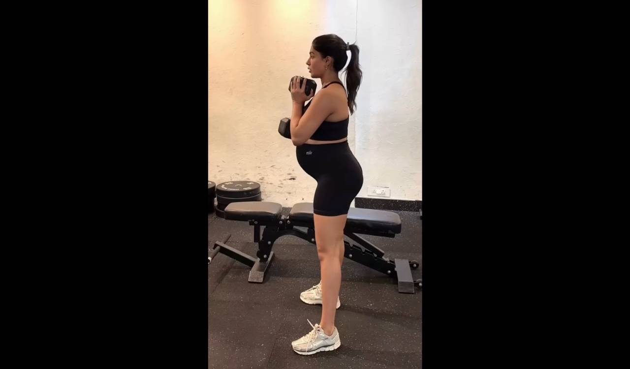 Samantha Ruth Prabhu shares ninth-month pregnancy workout video